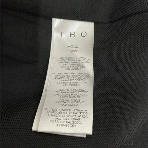 IRO Houli Plaid Tweed Blazer Jacket Brown FR 36 US 4 Oversized Wool Check - Picture 12 of 13